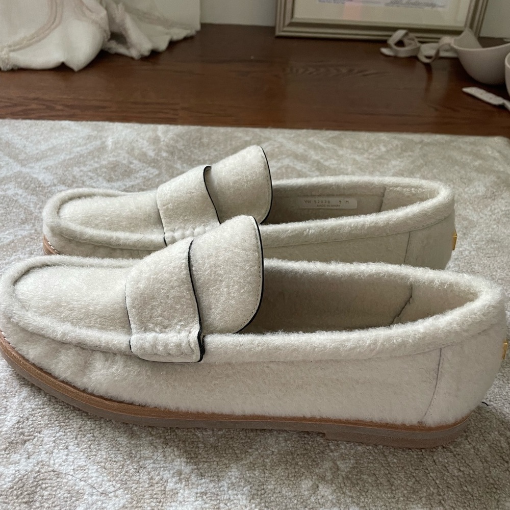 Stuart Weitzman Bromley fur loafers